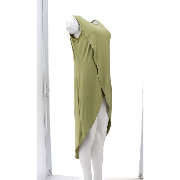 NWT G BY GIULIANA ECOLUXE DRAMA TANK WITH SCARF SAGE PXL - Picture 11 of 15